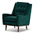 Translated description: "Reset X-Form, apply Turbosmooth"

Chic Reset Armchair Design 3D model small image 6