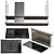 Modern Pando Appliance Set 3D model small image 1