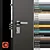 Ultimatum M Steel Door Design 3D model small image 2