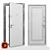 Ultimatum M Steel Door Design 3D model small image 3