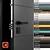 Customizable Steel Apartment Door 3D model small image 2