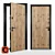 Customizable Steel Apartment Door 3D model small image 1