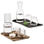 Zara Home Decorative Glassware Set 3D model small image 1