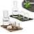 Zara Home Decorative Glassware Set 3D model small image 2