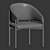 Luxury Multifunctional Solana Dining Chair 3D model small image 4