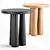 Sleek Urban Mesa Side Table 3D model small image 1