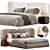 Elegant Dorris Bed 2015 Model 3D model small image 1