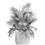 Tropical Palm Plant in Concrete Vase 3D model small image 7