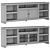 Modern Skyline TV Stand Console 3D model small image 3