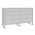 Candy 6-Drawer Dresser for Modern Bedroom 3D model small image 6