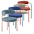 GIOTTO Job's Upholstered Chair 3D model small image 4