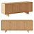 Sleek and Chic Media Console 3D model small image 1