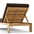 Outdoor Matira Chaise by RH 3D model small image 3