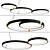 Elegant Amadeo LED Ring Pendant 3D model small image 1