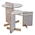 Roche Bobois Paris Paname Side Tables 3D model small image 2