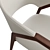 Modern Accent Chair, Faux Leather 3D model small image 4