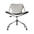 Paulistano OC Leather Office Chair 3D model small image 2