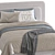 Modern Marian Bed with 2 Color Options 3D model small image 4