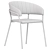 Modern Turin Dining Chair Set 3D model small image 6