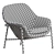 Modern Metal Lounge Chair, Normann Copenhagen 3D model small image 2