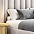 Modern Low Profile Bed Frame 3D model small image 4