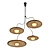 Sleek Cosmos-Inspired Cassini Chandelier 3D model small image 1