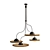 Sleek Cosmos-Inspired Cassini Chandelier 3D model small image 2