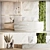 Modern Office Reception Design 16 3D model small image 1