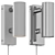 Minimalist Puck Wall Sconce 3D model small image 2