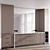 Elegant Bathroom Set with Inbani Faucet 3D model small image 2