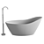 Elegant Andreia White Freestanding Bath 3D model small image 3