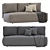 Modern Chic Sofa by inmyroom 3D model small image 5