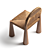 Modern Geometric Design Chair 3D model small image 3