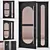Modern Aluminium Entry Door 325 3D model small image 1
