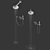 Grohe Wall-Mounted Shower Set 3D model small image 5