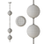Elegant Brass Globe Lamp Stand 3D model small image 3