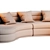Lennox Boucle Cream Sofa 3D model small image 3