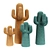 Cacti Plastic Sculpture Set 3D model small image 5