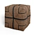 Handcrafted Rope Ottoman Fritz 3D model small image 12