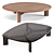 Poliform Ketch Coffee Table Set 3D model small image 2