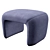 Deco-inspired Paolo Castelli Armchair 3D model small image 6