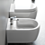 Modern Qatego Wall-Hung Toilet 3D model small image 4