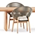 Gloster Bora Deck Dining Set 3D model small image 3