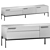 Modern TV Stand in Light Gray 3D model small image 2