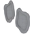 Kare Design Holographic Wall Mirror 3D model small image 4