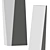 Modern Elegance Floor Mirror 3D model small image 5
