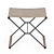 Minimalist Folding James Stool 3D model small image 2