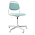 Ergonomic Swivel Chair for Home 3D model small image 3