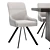 Elegant Dining Chair & Table 3D model small image 3