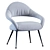 Stylish Letizia Armchair 2015 Edition 3D model small image 3